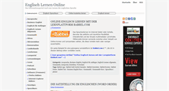 Desktop Screenshot of englisch-lernen-online.net