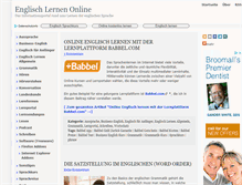 Tablet Screenshot of englisch-lernen-online.net
