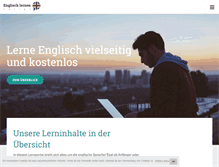 Tablet Screenshot of englisch-lernen-online.de